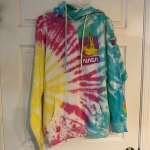 NASA tie dye Hoodie